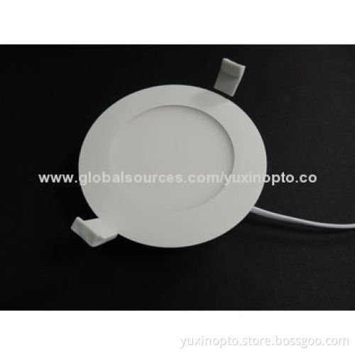 6W Round LED Panel Light, RoHS Directive-compliant